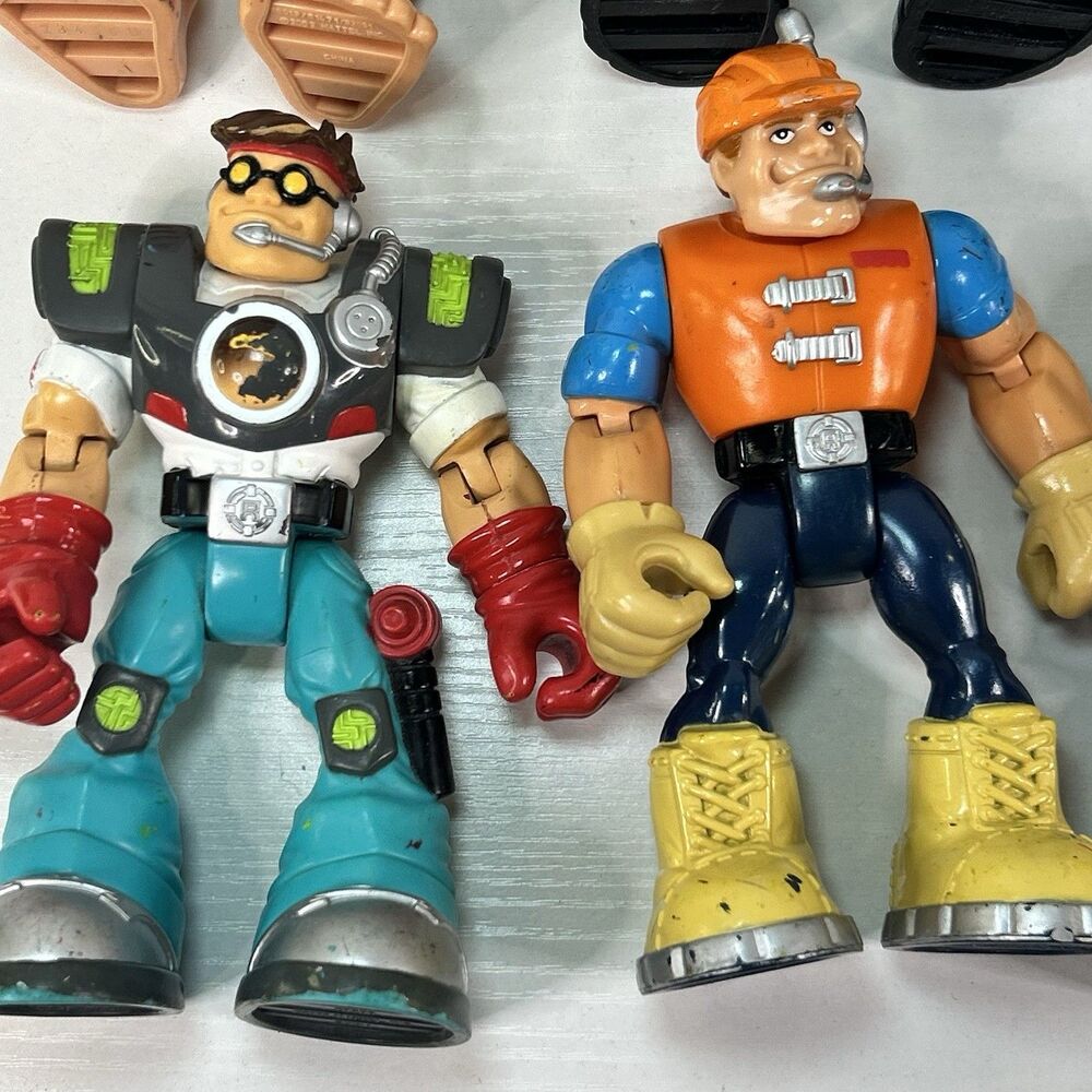 Vintage Fisher Price Rescue Heroes Lot of 6 Figures 1998/2001 - Picture 7 of 9
